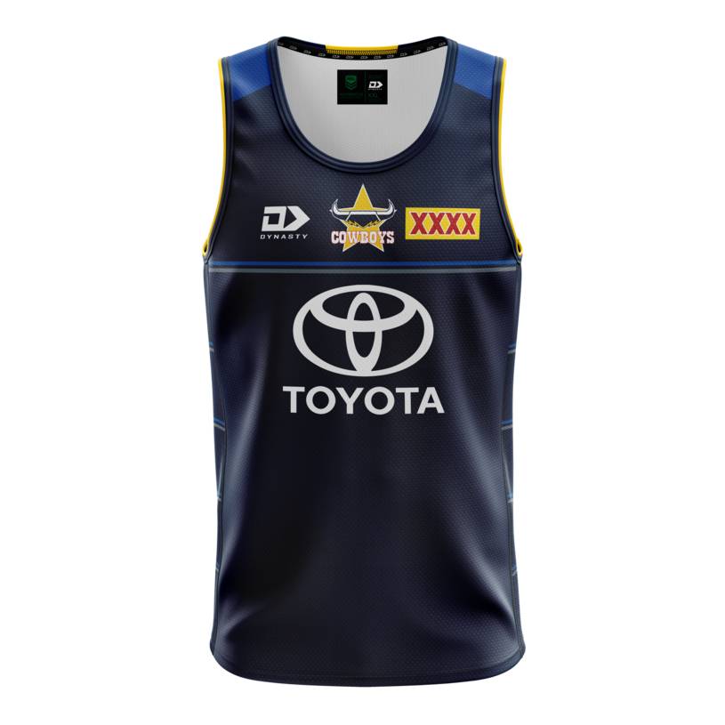 2021 Mens Training Singlet - Navy0