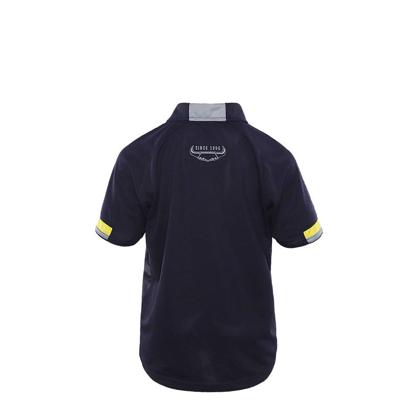 2021 Kids Media Polo - Navy3