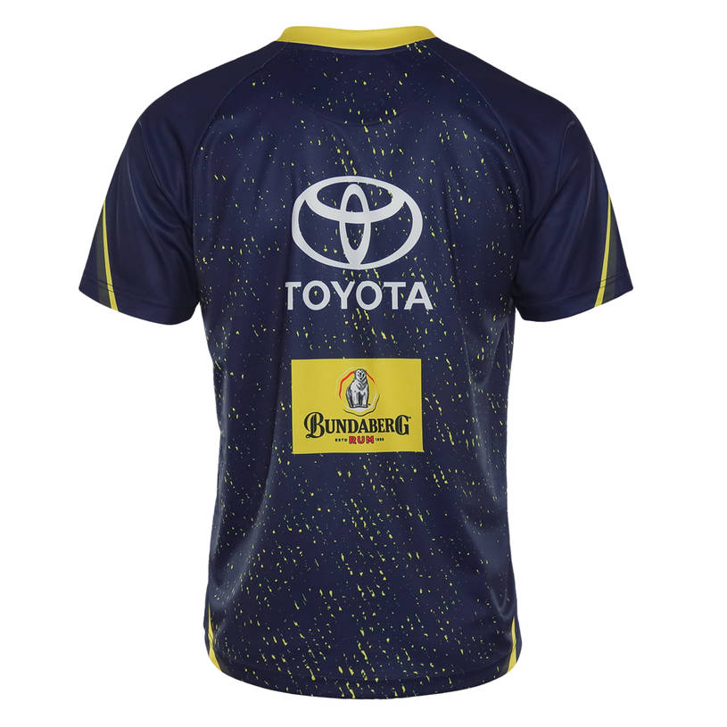 2021 Mens Training Tee - Navy/Yellow3