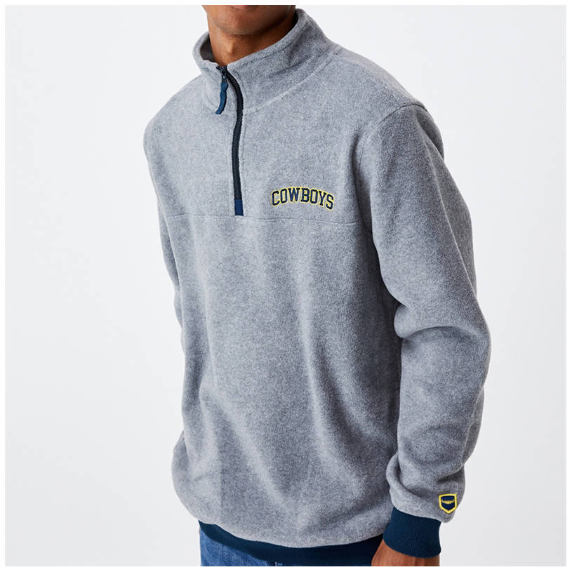 Mens Cotton On Textured 1/4 Zip Jumper1