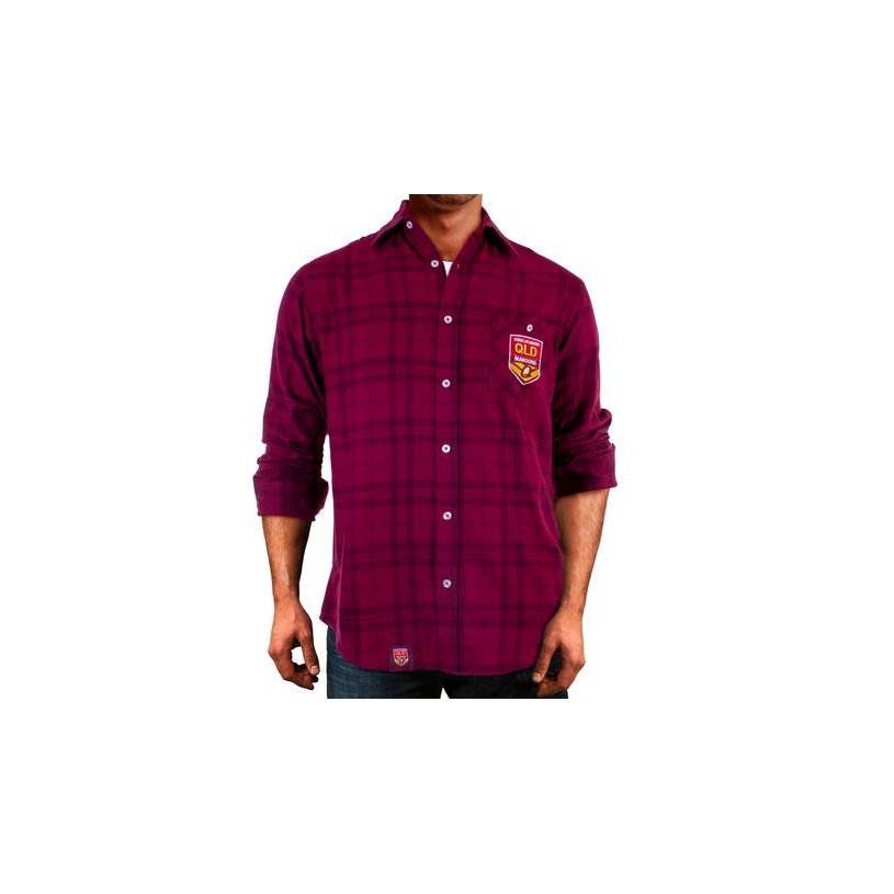 Maroons Mens Flannel Shirt0