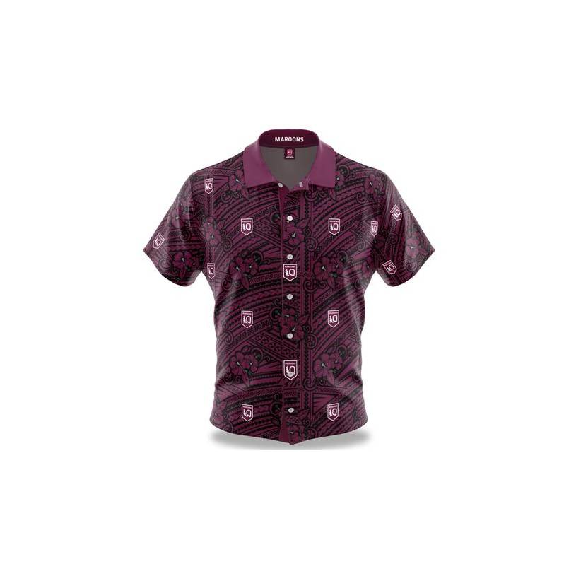 Maroons Mens Tribal Shirt0