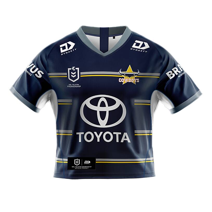 North Queensland Cowboys NRL Sublimated Logo Training T Shirt Sizes XL-4XL W6 