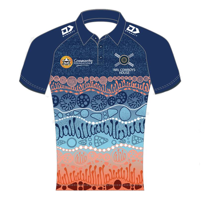 2022 Kids NRL Cowboys House Polo0