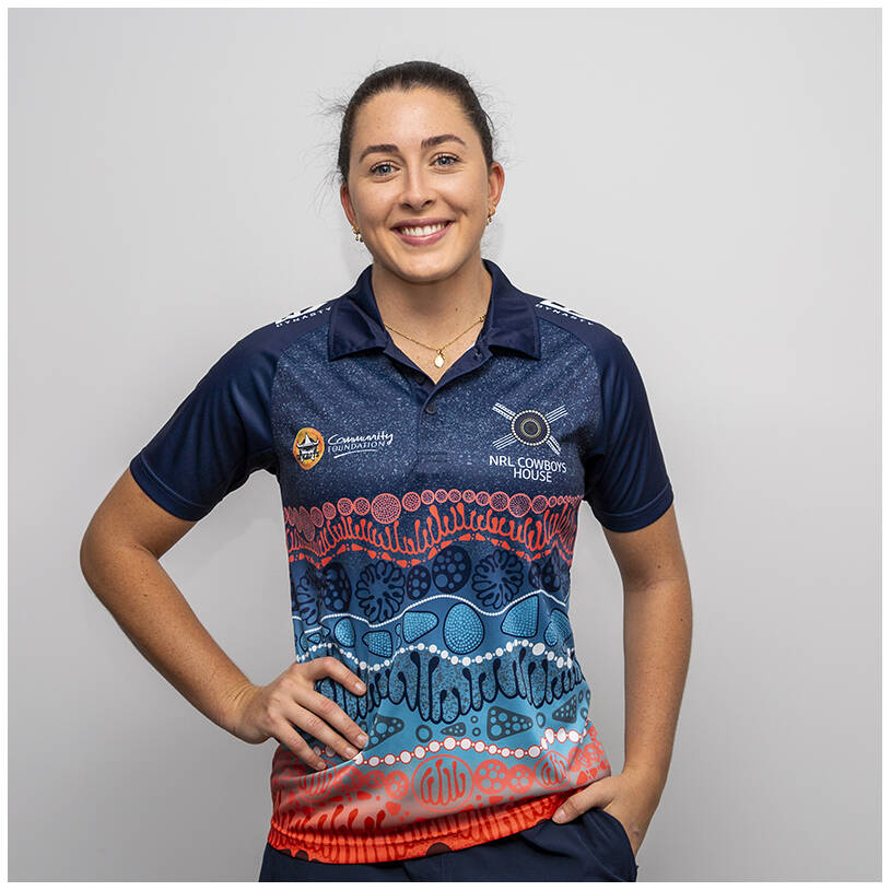 2022 Womens NRL Cowboys House Polo2