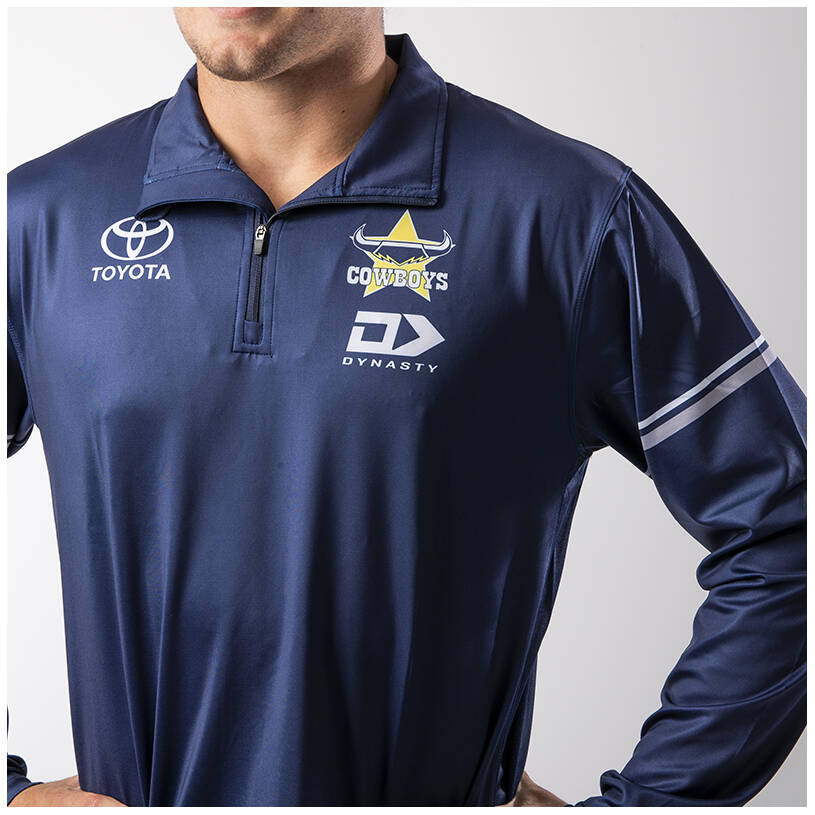 2023 NRL Men's Qtr Zip Training Tee2