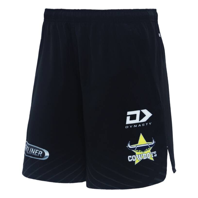 2024 Kids NRL Gym Short - Black1