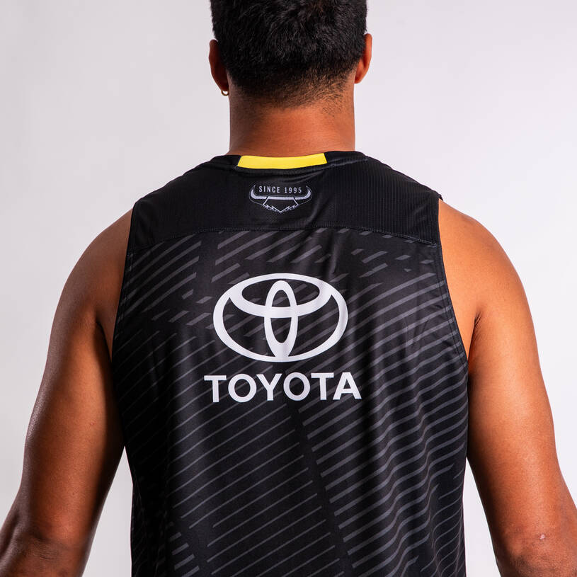 2024 Men's NRL Training Singlet - Black3