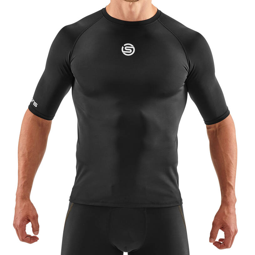 SKINS Mens Compression Short-Sleeve Top0