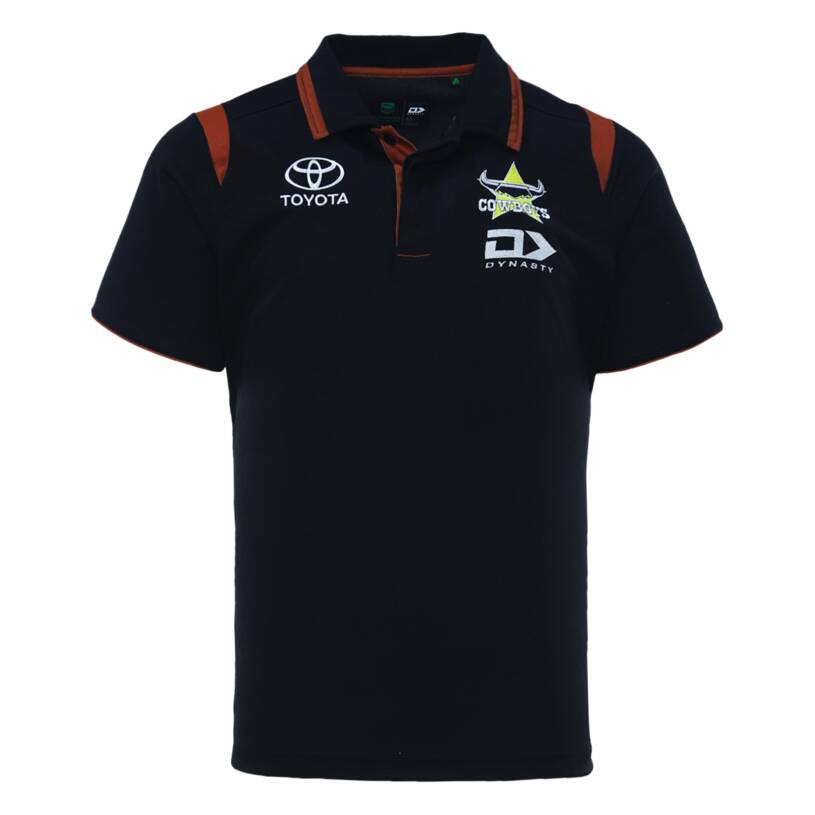 2024 Men's Polo - Black & Rust0