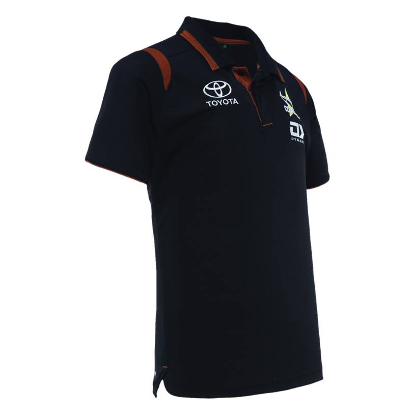 2024 Men's Polo - Black & Rust2