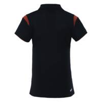 2024 Women's Polo - Black & Rust3