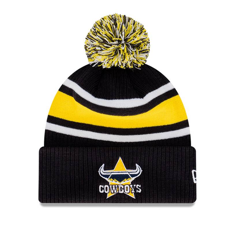 Cowboys New Era Striped Beanie