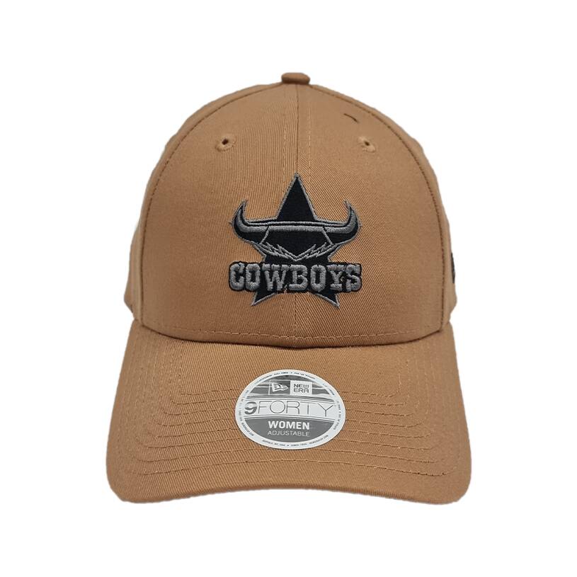 Cowboys New Era 9FORTY Womens Wheat Cap0