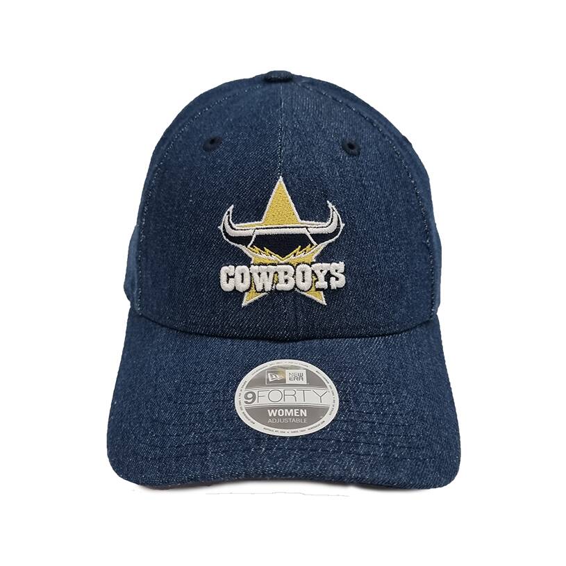 Cowboys New Era 9FORTY Womens Blue Denim Cap0