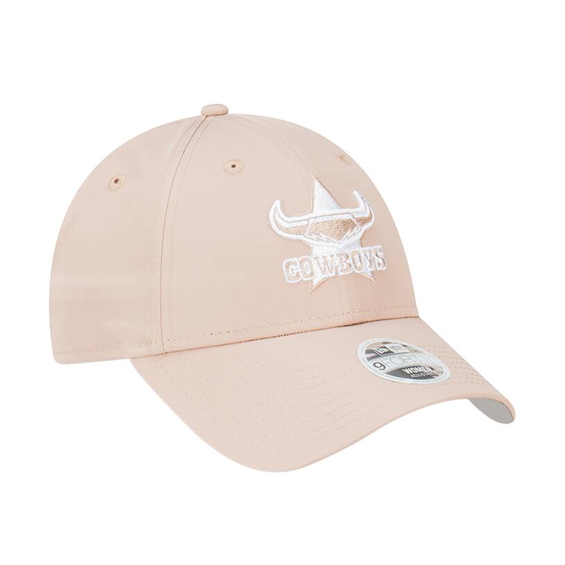 Cowboys New Era 9FORTY Womens Oatmeal Cap2