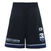 2025 Kids NRL Gym Shorts - Black0