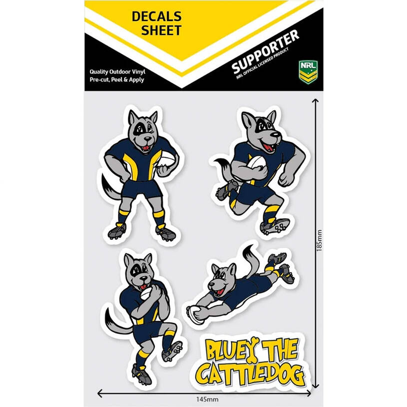 Cowboys Mascot Decals Sheet