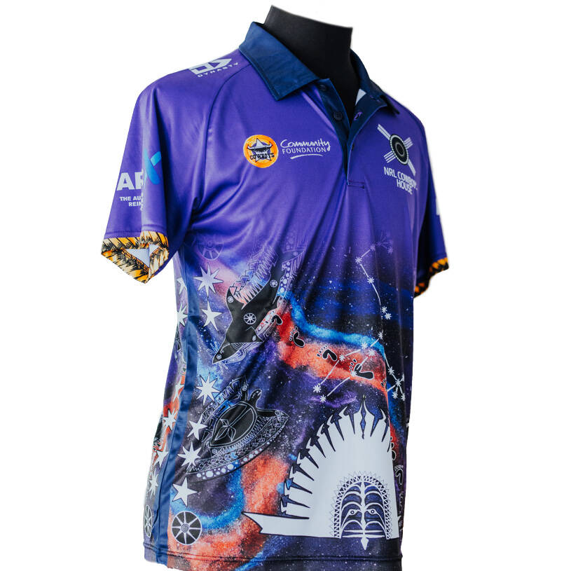 2025 NRL Cowboys House Mens Polo2