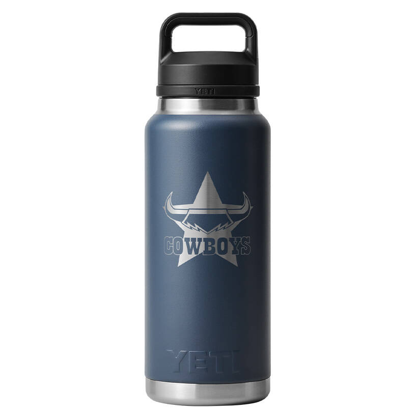 Cowboys YETI Rambler 36oz Chug Cap Bottle - Navy0