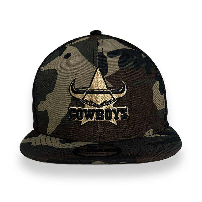 Cowboys New Era 9Fifty - Camo Trucker Cap0