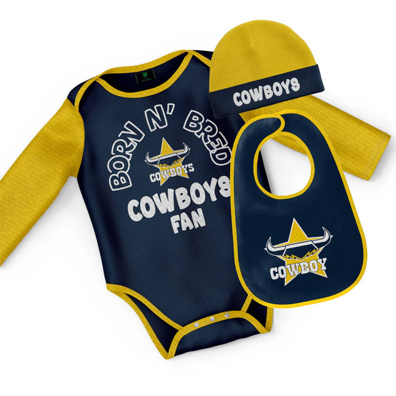 Cowboys Born & Bred 3 piece Gift Set0