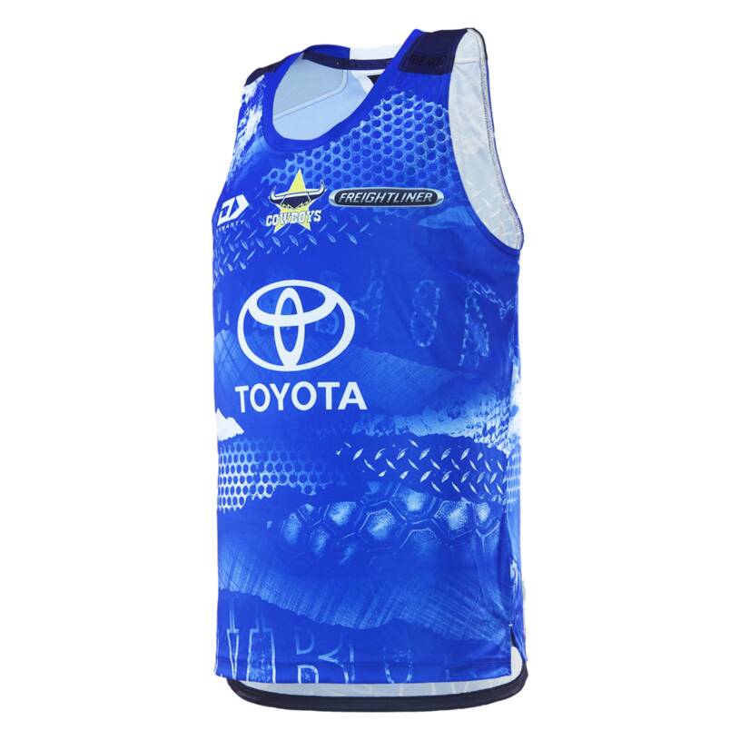 2026 MENS NRL TRAINING SINGLET - BLUE1