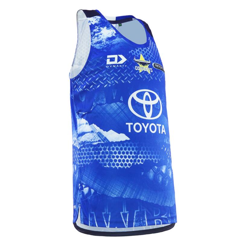 2026 MENS NRL TRAINING SINGLET - BLUE2