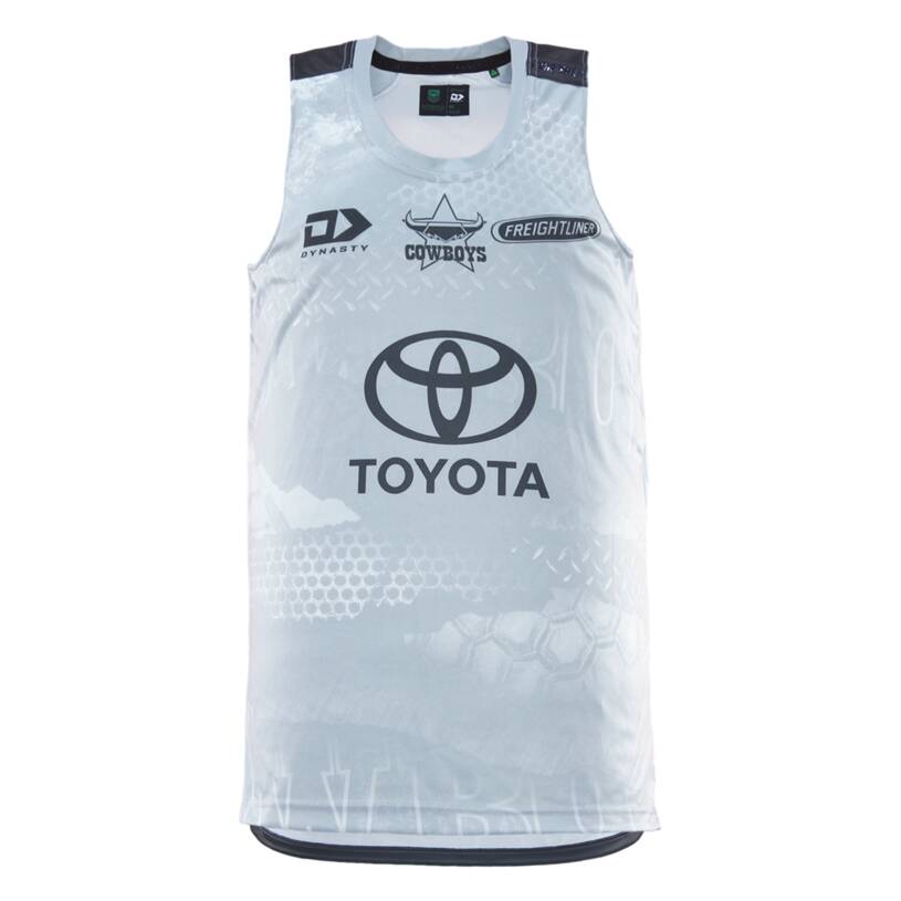 2026 MENS NRL TRAINING SINGLET - GREY0