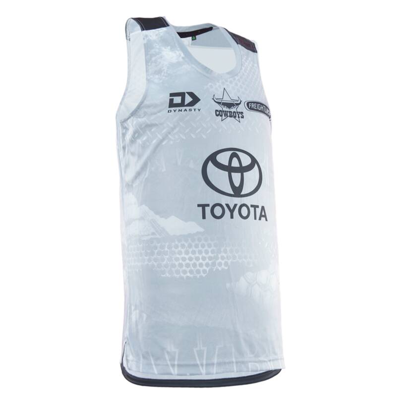 2026 MENS NRL TRAINING SINGLET - GREY2