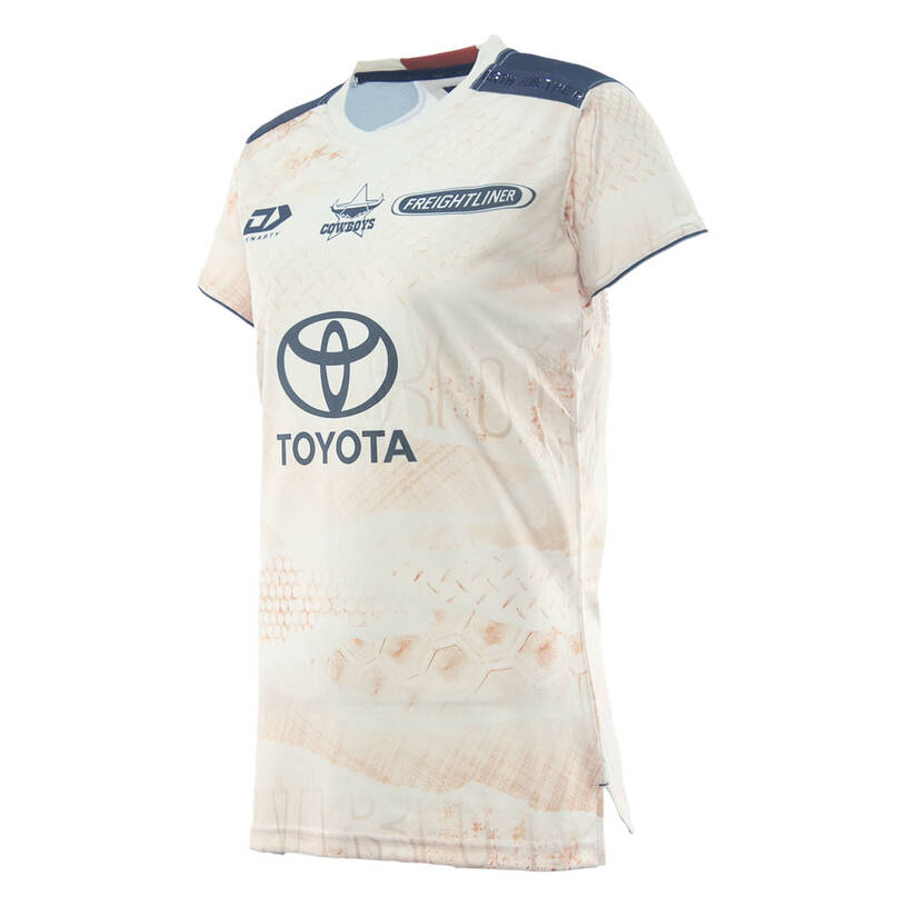 2026 WOMENS NRL COACHES TEE - SAND1