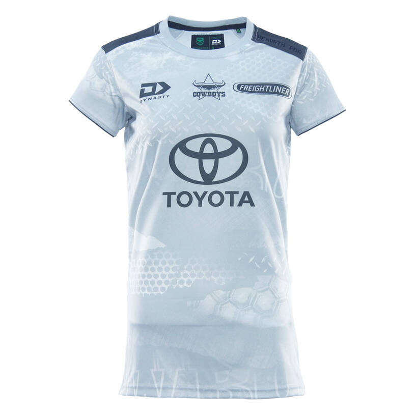 2026 WOMENS NRL TRAINING TEE - GREY0