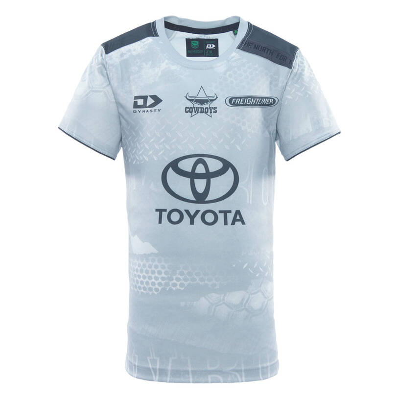 2026 KIDS NRL TRAINING TEE - GREY0