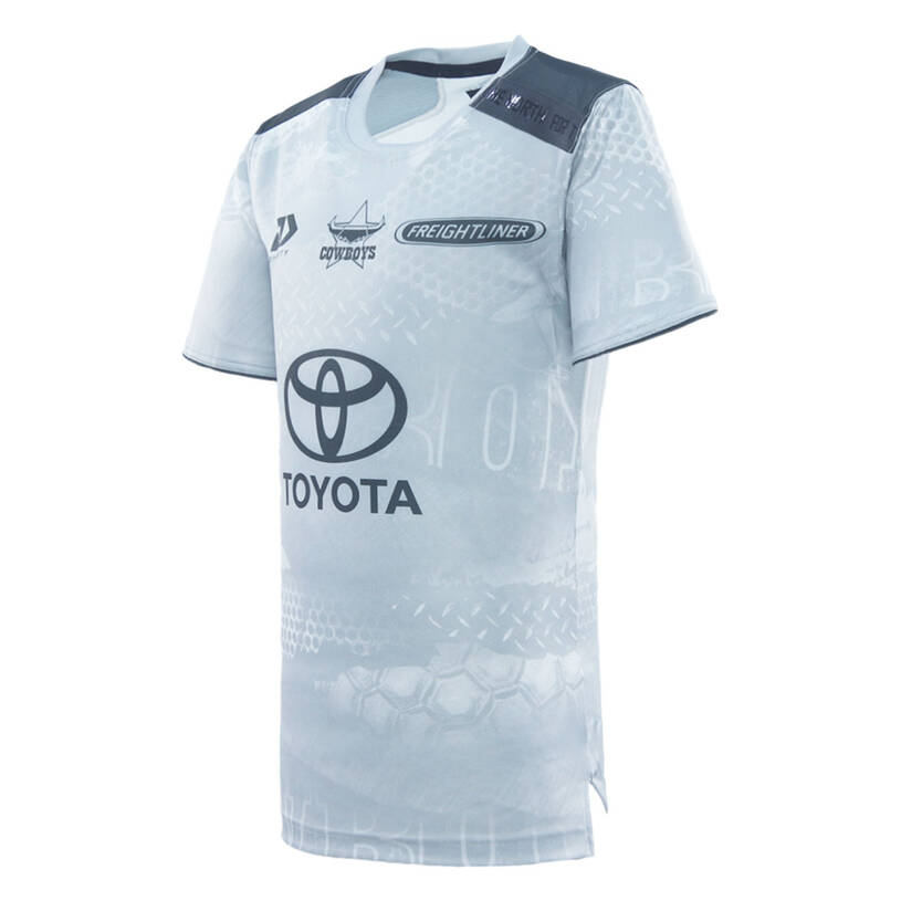 2026 KIDS NRL TRAINING TEE - GREY1