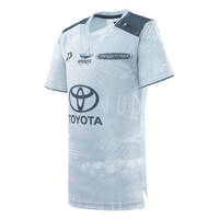 2026 KIDS NRL TRAINING TEE - GREY1