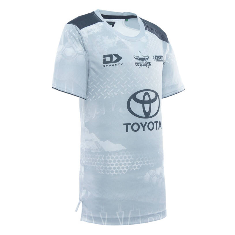 2026 KIDS NRL TRAINING TEE - GREY2