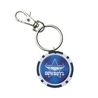 Cowboys Vegas Poker Chip Keyring0