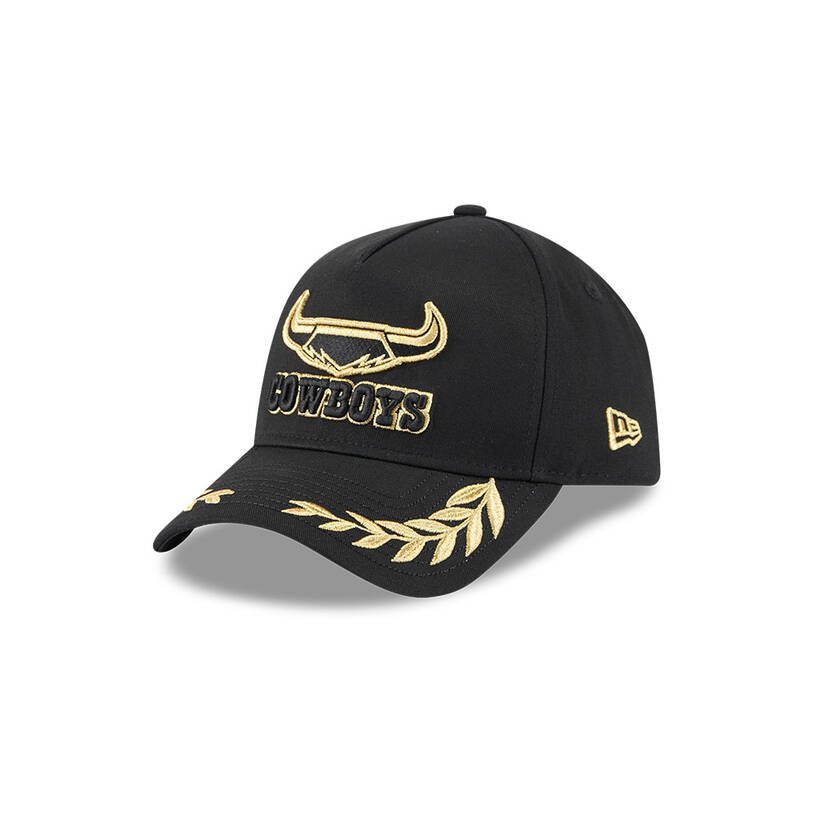 Cowboys New Era 9FORTY A-FRAME Vegas Black & Gold Cap0