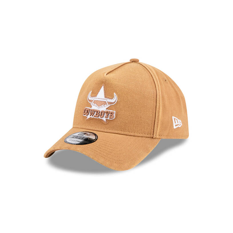 Cowboys New Era 9Forty A-Frame Bronze Canvas Cap0