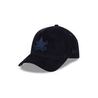 Cowboys New Era 9FORTY A Frame Black Corduroy Cap0