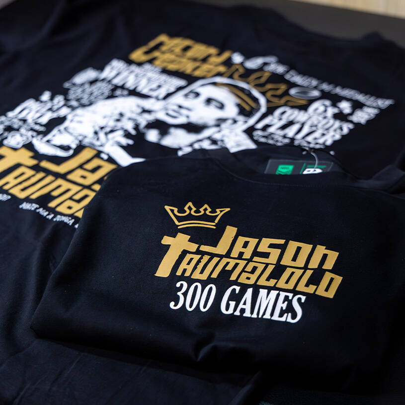 2026 Adults Jason Taumalolo 300 Games Special Edition Tee2