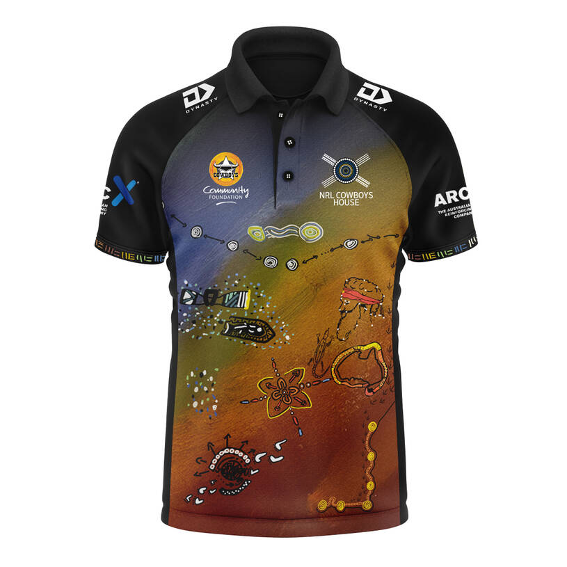 2026 NRL COWBOYS HOUSE MENS POLO