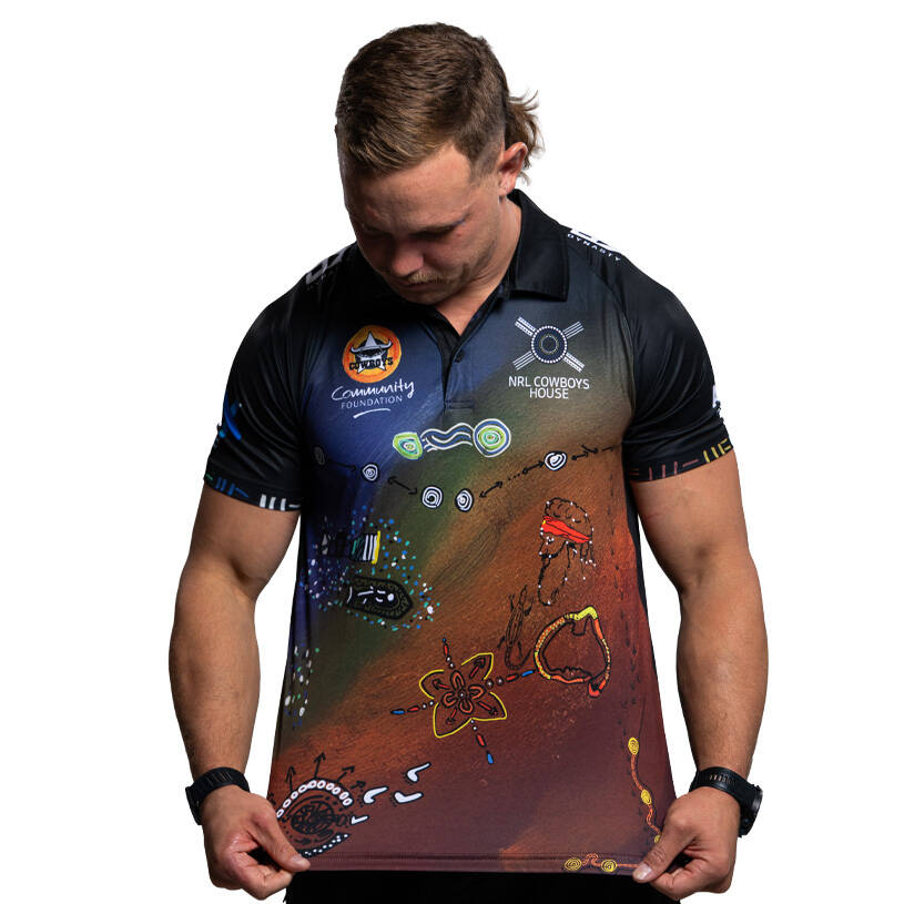 2026 NRL COWBOYS HOUSE MENS POLO2