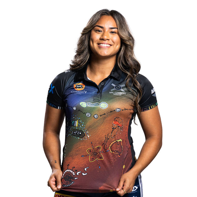 2026 NRL COWBOYS HOUSE WOMENS POLO2