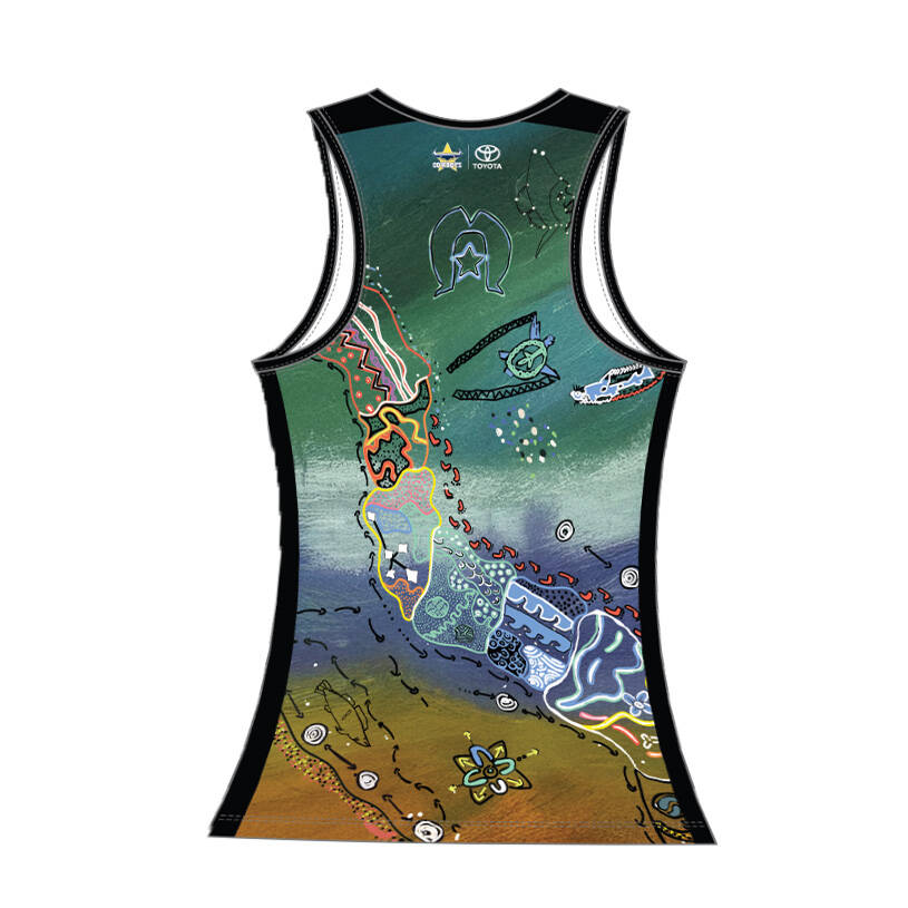 2026 NRL COWBOYS HOUSE WOMENS SINGLET1