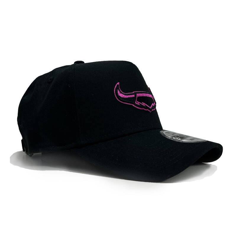 Cowboys New Era 9FORTY A Frame Black & Hot Pink Cap1