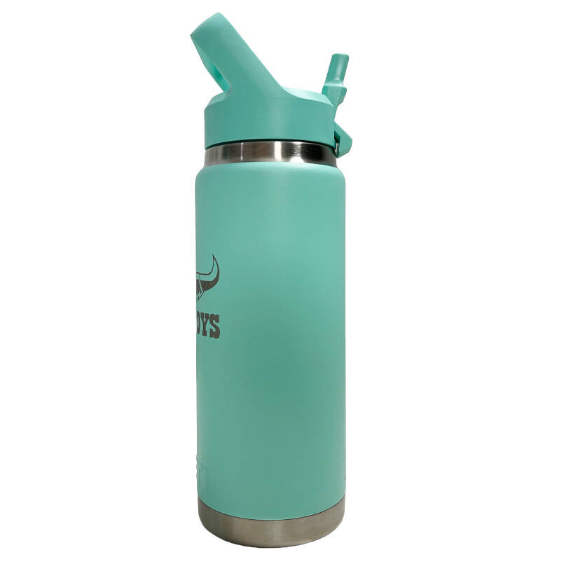 Cowboys YETI Rambler 26oz Straw Bottle - Seafoam2