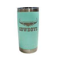 Cowboys YETI Rambler 20oz Tumbler - Seafoam0