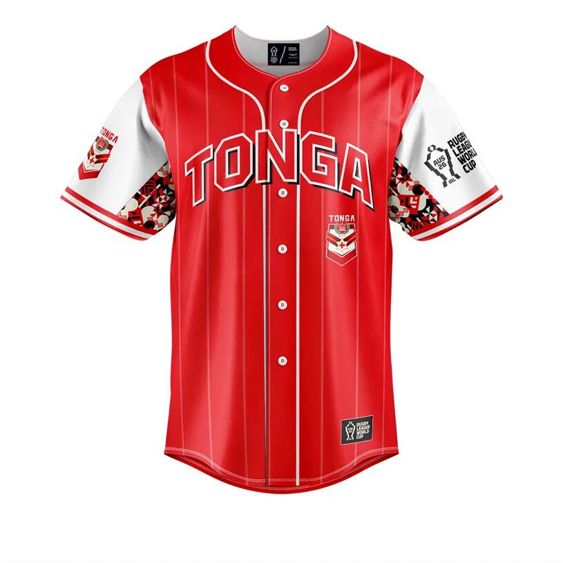 RLWC26 Adult Baseball Shirt - Tonga
