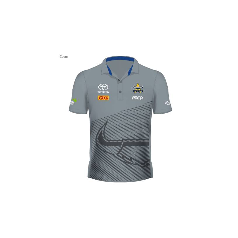 2019 Ladies Polo - Mid Grey/Carbon0